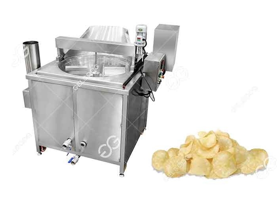China Batch Electric &amp; Gas Cassava Chips Frying Machine In High Efficiency supplier